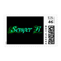 Semper Fi Postage Stamp