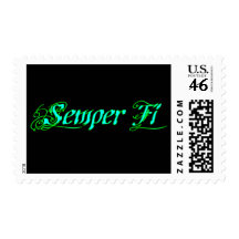 Semper Fi Postage Stamp