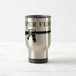 Semper Fidelis M16 Travel Mug Subdued