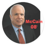sen-john-mccain, McCain08' Sticker