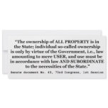 Senate Document No. 43 73rd Congress 1st Session Personalized Invites