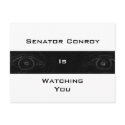 Senator Conroy  Is Watching You postcards
