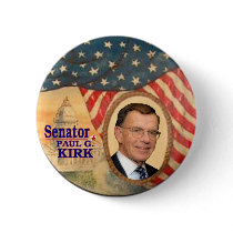 Senator Paul Kirk Pin buttons