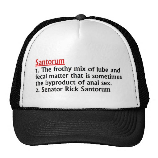 Senator Rick Santorum Mesh Hat