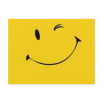 Send a Smile - Smiley Face Postcard
