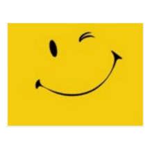 Send a Smile - Smiley Face Postcard