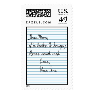 Send Money Postage Stamp