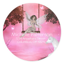 Sending for the Unicorn - Fantasy Address Labels stickers by mrssocolov4 Sending for the Unicorn - Fantasy Address Labels stickers