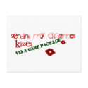 Sending Kisses Postcard