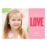 Sending Our Love Valentine's Day Photo Cards invitations