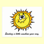 Sending Sunshine Postcard postcards