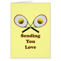 Sending You Love Tennis Cards