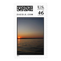 Seneca Lake Sunset postage