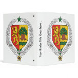 Senegal Coat of Arms detail Binder