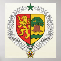 Senegal Coat of Arms detail Posters