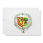 Senegal Coat of Arms Custom Invitation