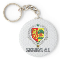Senegal Coat of Arms Keychains
