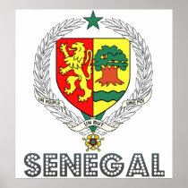 Senegal Coat of Arms Print