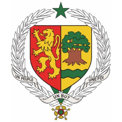 Senegal Coat of Arms T-shirt by FlagTshirts