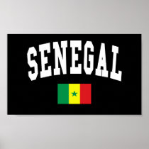 Senegal College Style Poster
