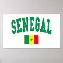 Senegal College Style Posters