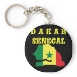 SENEGAL (DAKAR)  MAP T-SHIRT AND ETC KEY CHAIN