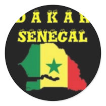 SENEGAL (DAKAR) MAP T-SHIRT AND ETC stickers by AFRICANKOKO SENEGAL (DAKAR) MAP T-SHIRT AND ETC stickers