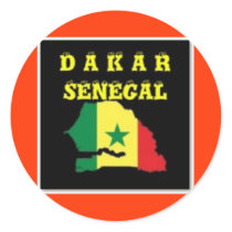 SENEGAL (DAKAR) MAP T-SHIRT AND ETC stickers by AFRICANKOKO SENEGAL (DAKAR) MAP T-SHIRT AND ETC stickers