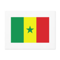 Senegal FLAG International Postcard