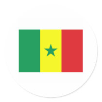 Senegal FLAG International stickers by flagshirt Senegal FLAG International stickers