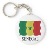 Senegal flag keychains
