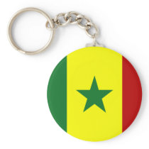 Senegal Flag Key Chains