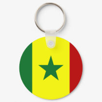Senegal Flag keychains by coolcountry Senegal Flag keychains