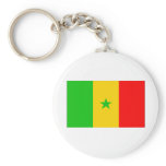 Senegal Flag Keychain