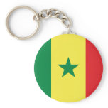 Senegal Flag Keychain