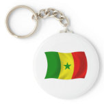 Senegal Flag Keychain
