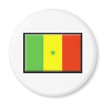 Senegal Flag magnets by jacinto888 Senegal Flag magnets
