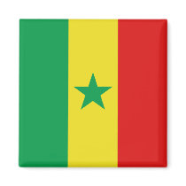 Senegal Flag Magnet