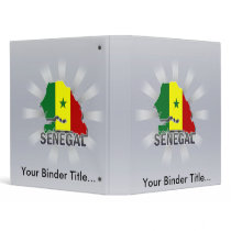 Senegal Flag Map 2.0 Vinyl Binder