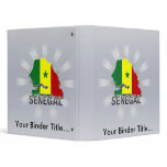 Senegal Flag Map 2.0 Vinyl Binder