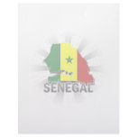 Senegal Flag Map 2.0 Personalized Letterhead