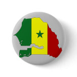Senegal flag map button