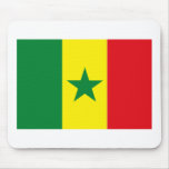 Senegal Flag Mousepad