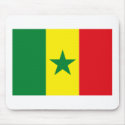 Senegal Flag Mousepad