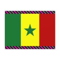 Senegal Flag Postcards