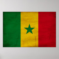 Senegal Flag Poster