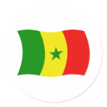Senegal Flag Sticker