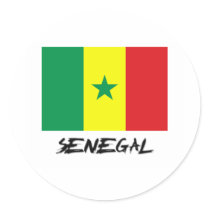 Senegal Flag stickers by flagshirt Senegal Flag stickers