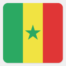Senegal Flag Sticker