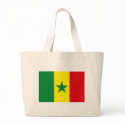 Senegal Flag Tote Bag by FlagTshirts Senegal Flag Tote Bag